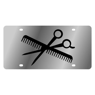 Eurosport Daytona® - LSN License Plate with Scissors & Comb Logo