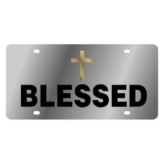 Eurosport Daytona® - LSN License Plate with Christian Blessed Logo