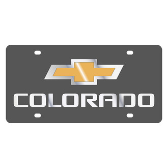 Eurosport Daytona® - GM License Plate with Colorado New Logo and Chevrolet Emblem