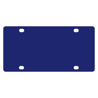 Eurosport Daytona® - EDI Opaque Dark Blue Blank Plate