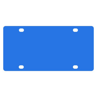Eurosport Daytona® - EDI Opaque Light Blue Blank Plate