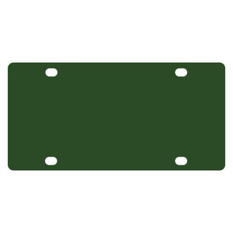 Eurosport Daytona® - EDI Opaque Green Blank Plate
