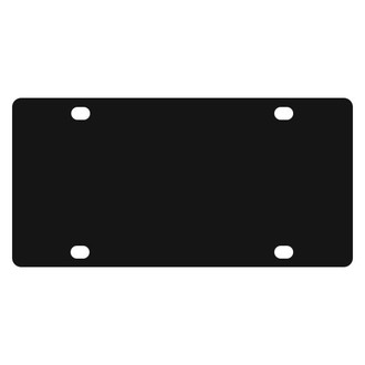 Eurosport Daytona® - EDI Opaque Black Matte Blank Plate