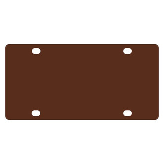 Eurosport Daytona® - EDI Opaque Brown Blank Plate