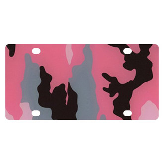 Eurosport Daytona® - EDI Opaque Pink Camouflage Blank Plate