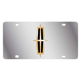 Eurosport Daytona® - Ford Motor Company Polished License Plate with Matte Black Lincoln Emblem