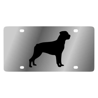 Eurosport Daytona® - LSN Polished License Plate with Dog Logo