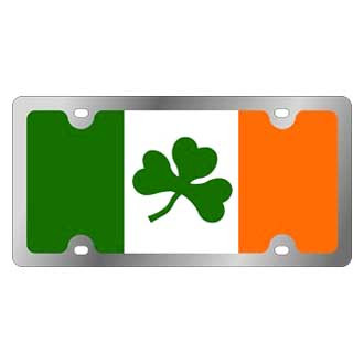 Eurosport Daytona® - Flags Style Lazertag License Plate with Ireland
