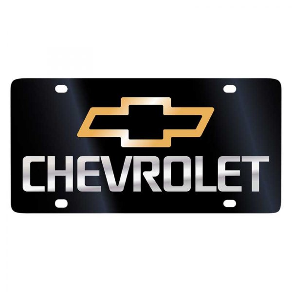Eurosport Daytona® - GM Lazertag License Plate with Chevrolet Logo and Emblem