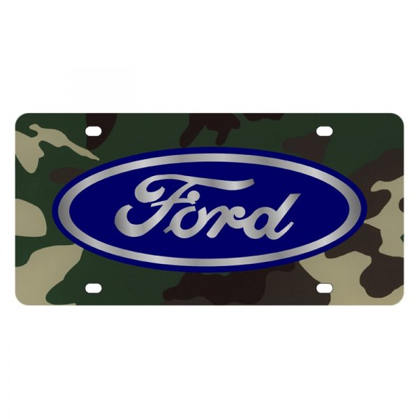 Eurosport Daytona® - Ford Motor Company Lazertag License Plate with Ford Emblem