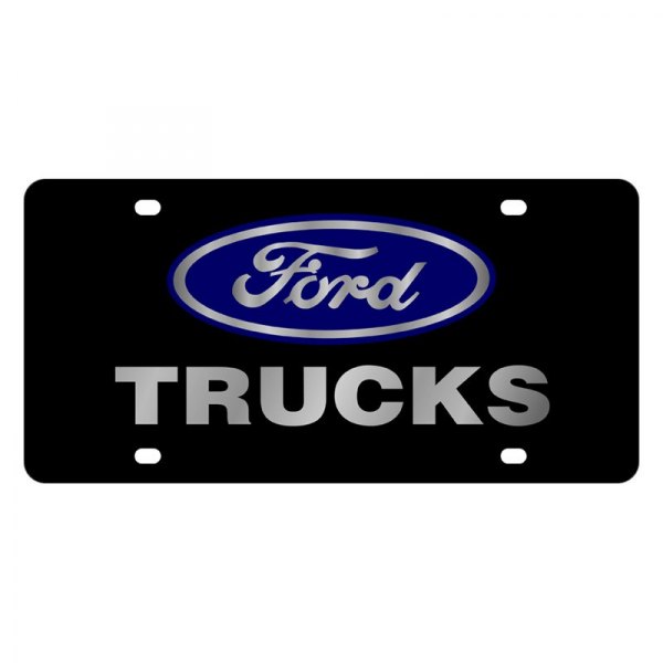 Eurosport Daytona® - Ford Motor Company Lazertag License Plate with Trucks Logo and Ford Emblem