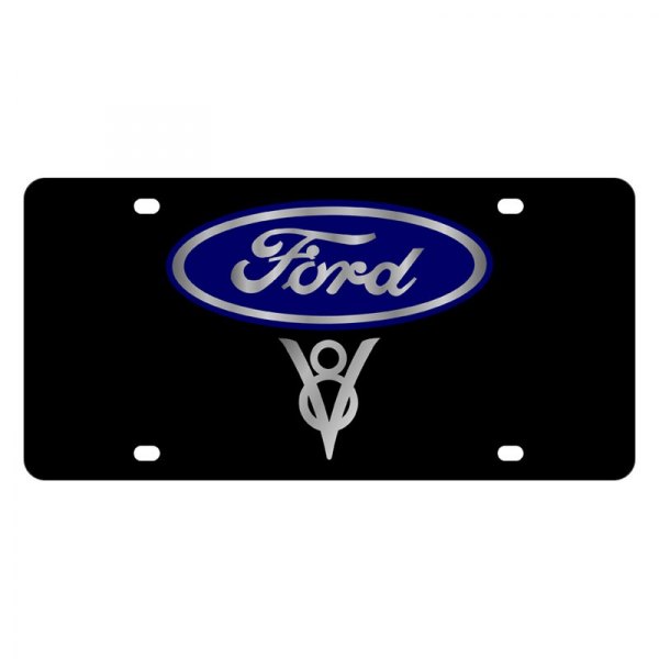 Eurosport Daytona® - Ford Motor Company Lazertag License Plate with V8 Logo and Ford Emblem