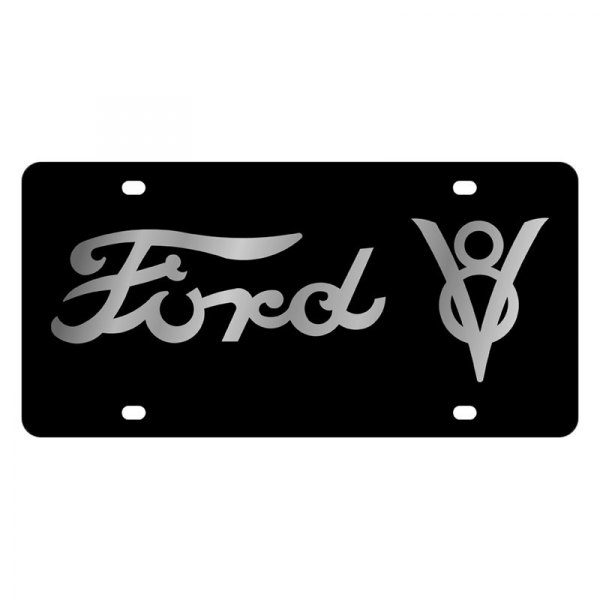 Eurosport Daytona® - Ford Motor Company Lazertag License Plate with Ford V8 Logo