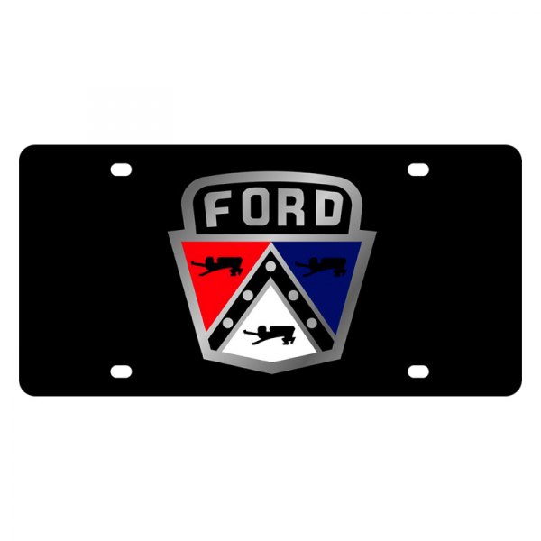 Eurosport Daytona® - Ford Motor Company Lazertag License Plate with Ford Retro Logo