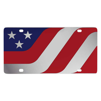 Eurosport Daytona® - LSN Lazertag License Plate with American Flag Caricature Logo