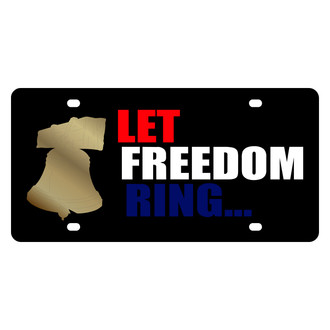 Eurosport Daytona® - LSN License Plate with Let Freedom Ring Logo