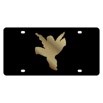 Eurosport Daytona® - LSN Lazertag Black License Plate with Guardian Angel Logo