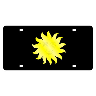 Eurosport Daytona® - LSN License Plate with Smiling Sun Logo