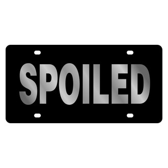 Eurosport Daytona® - LSN Lazertag Black License Plate with Spoiled Logo