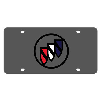 Eurosport Daytona® - GM Black License Plate with Black Buick Emblem