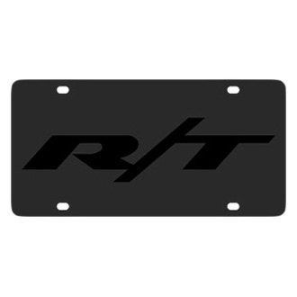 Eurosport Daytona® - MOPAR Black License Plate with Black RT Logo