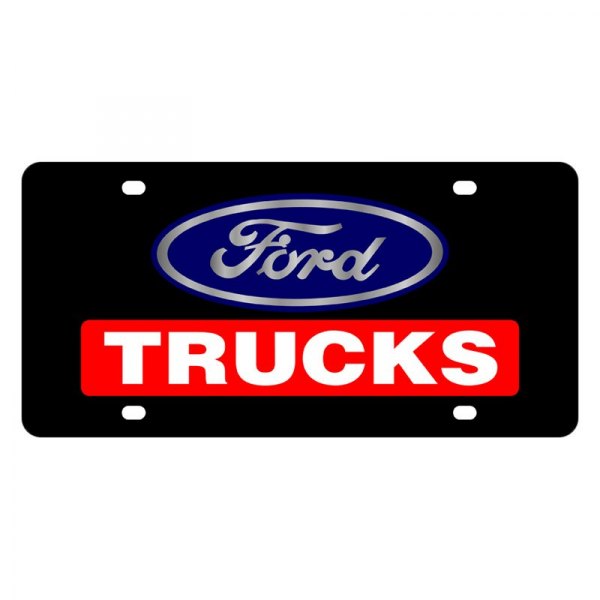 Eurosport Daytona® - Ford Motor Company License Plate with Trucks Logo and Ford Emblem