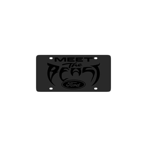 Eurosport Daytona® - Ford Motor Company License Plate with Meet the Beast Logo and Ford Emblem