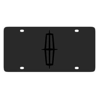 Eurosport Daytona® - Ford Motor Company Black License Plate with Black Lincoln Emblem