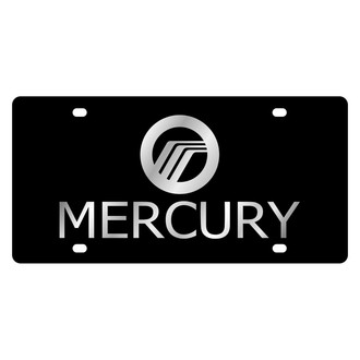 Eurosport Daytona® - Ford Motor Company Black License Plate with Silver Mercury Logo and Emblem
