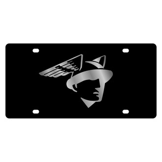 Eurosport Daytona® - Ford Motor Company Black License Plate with Silver Mercury Man Logo