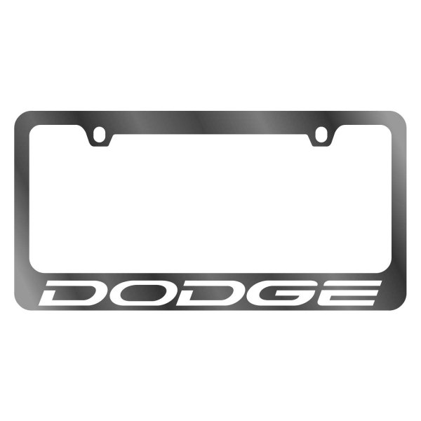 Eurosport Daytona® - MOPAR 2-Hole License Plate Frame with Dodge Logo