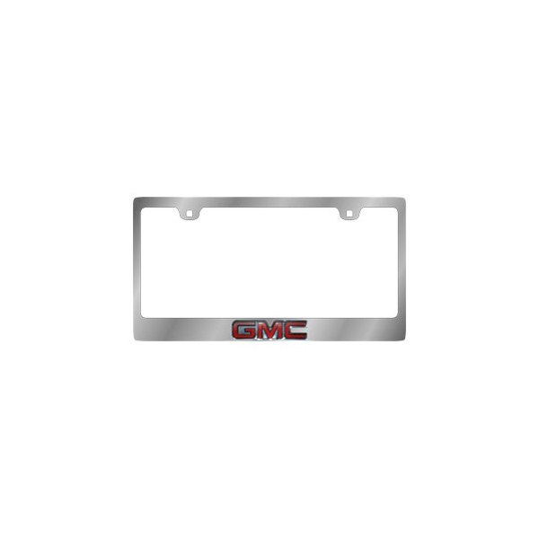 Eurosport Daytona® - GM 2-Hole License Plate Frame with GMC Emblem