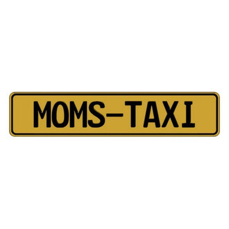 Eurosport Daytona® - Yellow Random 21" Original Europlate with Black Letters