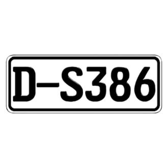 Eurosport Daytona® - Authentic EEC Europlate™ 12" License Plate