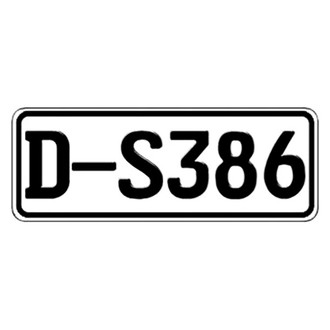 Eurosport Daytona® - Authentic EEC Europlate™ Random 12" License Plate