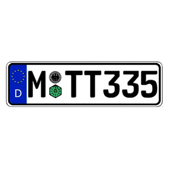 Eurosport Daytona® - Germany, Munich Custom Authentic EEC Europlate™ License Plate