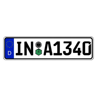 Eurosport Daytona® - Germany - Any Country Random Authentic EEC Europlate™ License Plate