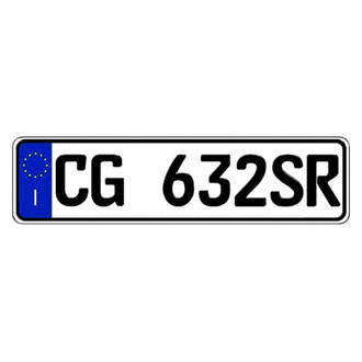 Eurosport Daytona® - Italy - Any Country Custom Authentic EEC Europlate™ License Plate