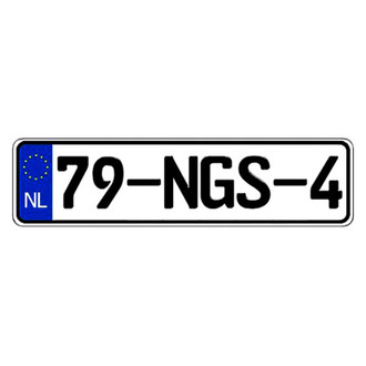 Eurosport Daytona® - Netherlands Random Authentic EEC Europlate™ License Plate