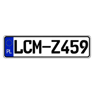 Eurosport Daytona® - Poland Random Authentic EEC Europlate™ License Plate