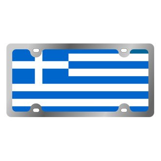 Eurosport Daytona® - International Flag License Plate with Greece Logo