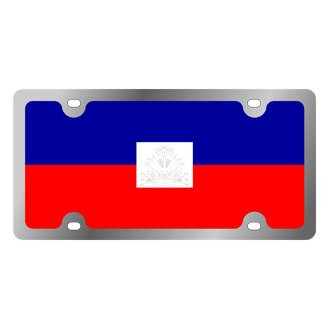Eurosport Daytona® - International Flag License Plate with Haiti Logo
