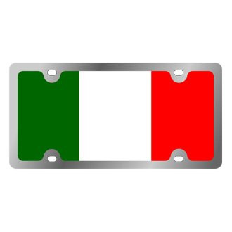 Eurosport Daytona® - International Flag License Plate with Italy Colors Logo