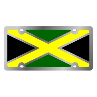 Eurosport Daytona® - International Flag License Plate with Jamaica Logo