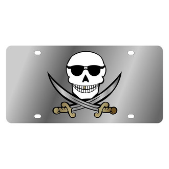 Eurosport Daytona® - LSN License Plate with Skull & Swords Logo