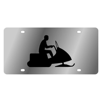 Eurosport Daytona® - LSN License Plate with Snowmobile Logo