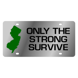 Eurosport Daytona® - LSN License Plate with Only The Strong Survive Logo