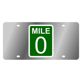 Eurosport Daytona® - LSN License Plate with Mile Marker 0 Logo