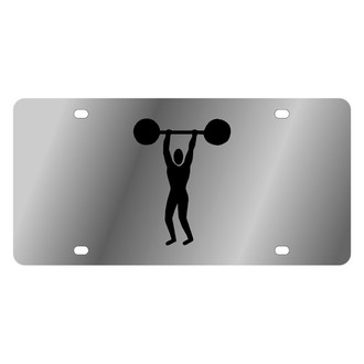 Eurosport Daytona® - LSN License Plate with Weight Lifting Logo