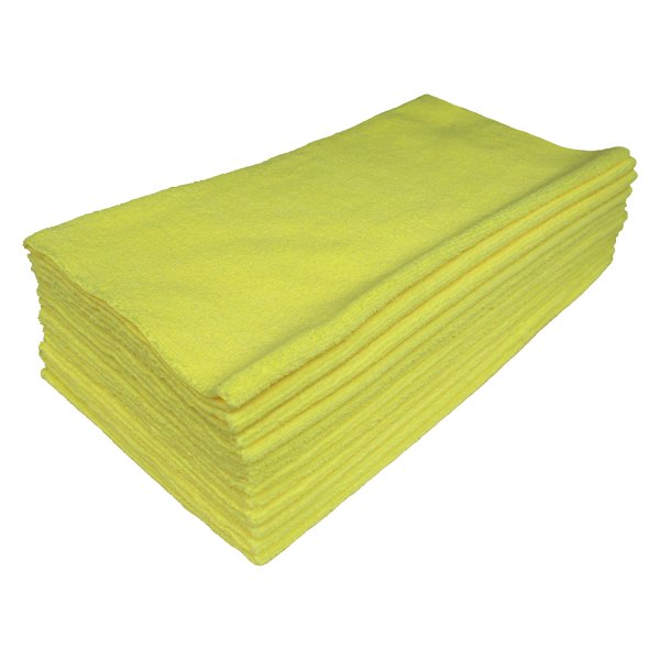 Eurow® - Detailer's Preference™ 350 gsm 16" x 16" Yellow Premium Vending Microfiber Towel